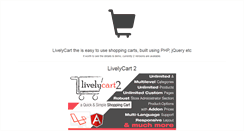 Desktop Screenshot of livelycart.com