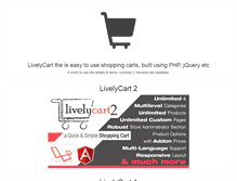 Tablet Screenshot of livelycart.com